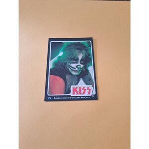 Vintage 1978 Aucoin Management AGRMT KISS Trading Card No 30 Collectible Rock
